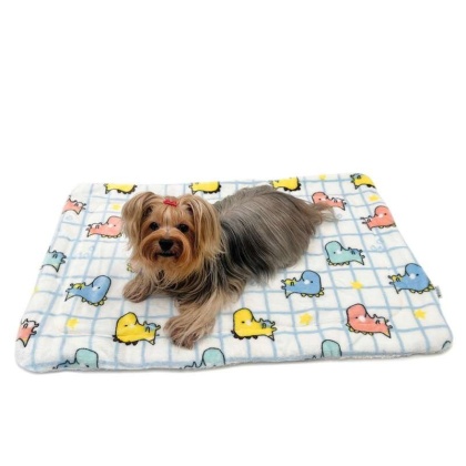 White - Ultra Plush Colorful Dinosaurs Blanket - 50\