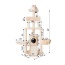 RED - Armarkat Real Wood Spacious Thick Fur Cat Tower W Lounge