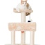 RED - Armarkat Real Wood Spacious Thick Fur Cat Tower W Lounge