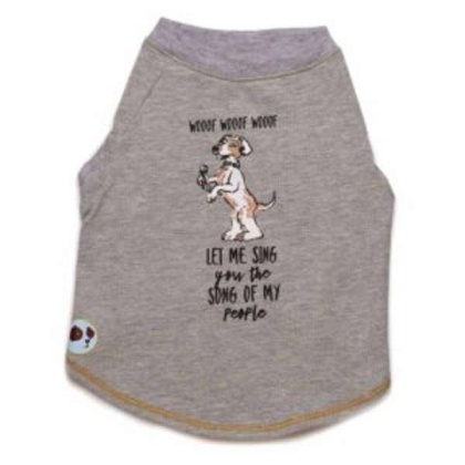 Grey - Let Me Sing the Song of My People Tee - Medium