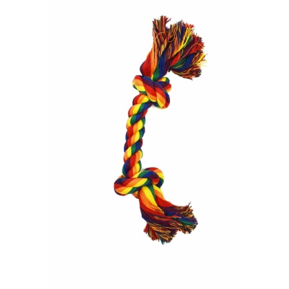 Multi Color - Amazing Pet Products 2 Knot Bone  - 14\