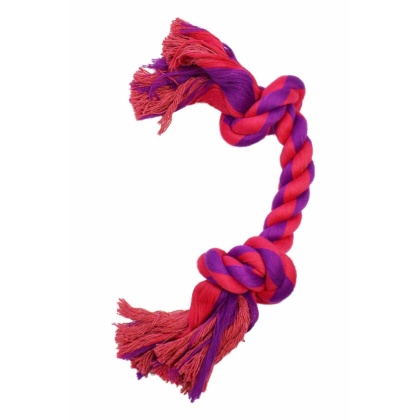 Purple / Magenta - Amazing Pet Products 2 Knot Bone - 14\