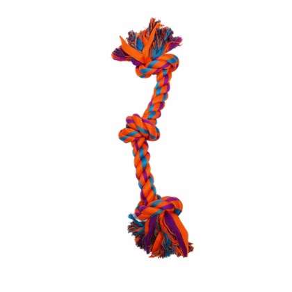 Orange - Amazing Pet Products Nylon Rope Bone - 17.75\