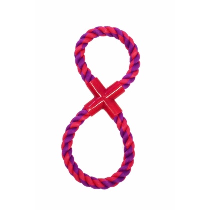 Purple / Magenta - Amazing Pet Products Figure 8 Tug - 10.5\