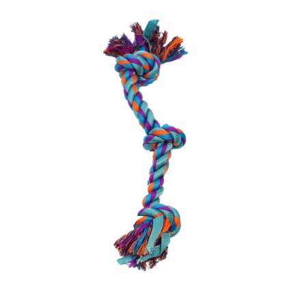 Turquoise - Amazing Pet Products Nylon Rope Bone  - 17.75\