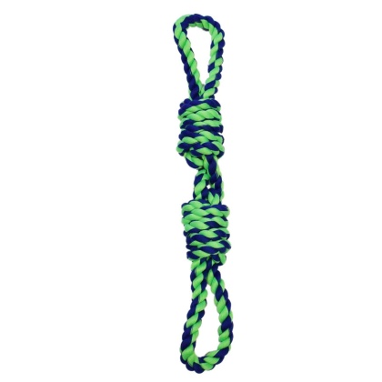 Blue / Green - Amazing Pet Products Rope With Handle  - 20\