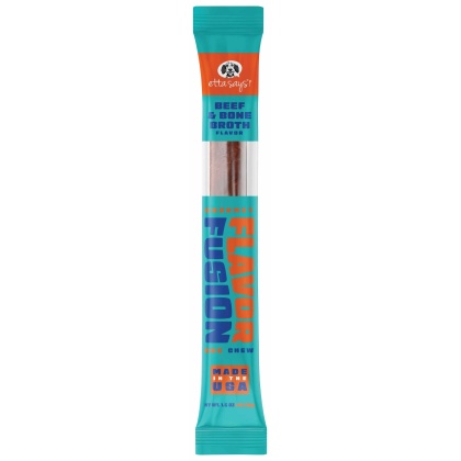 Etta Says! Flavor Fusion Dog Chew Beef and Bone Broth 1.5 oz  12ct