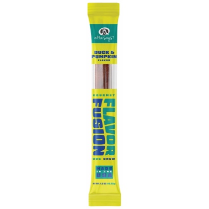 Etta Says! Flavor Fusion Dog Chew Duck and Pumpkin 1.5 oz  12ct