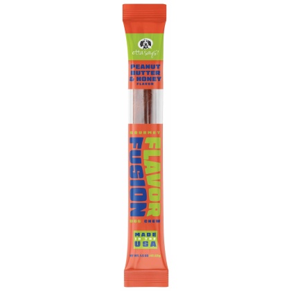 Etta Says! Flavor Fusion Dog Chew Peanut Butter and Honey 1.5 oz  12ct