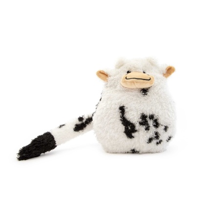 GURU Pet Company Hide-A-Tail Cow Interactive Plush Dog Puzzle Toy  - Large