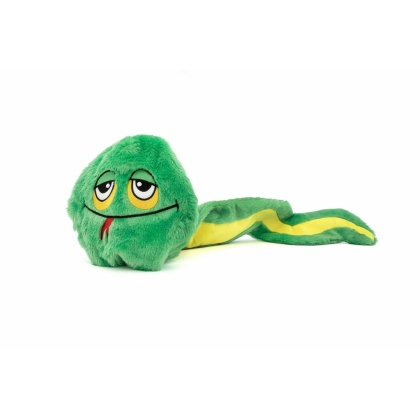 GURU Pet Company Hide-A-Tail Green Snake Interactive Plush Dog Puzzle Toy  - XL