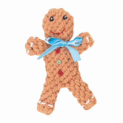 Jax & Bones George & the Gingerbread Rope Dog Toy - Small 6\