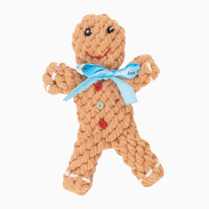 Jax & Bones George & the Gingerbread Rope Dog Toy  - Jumbo 11\