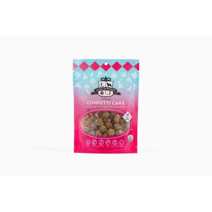 Lord Jameson Confetti Cake Organic Soft & Chewy Dog Treats Small Breed 3oz