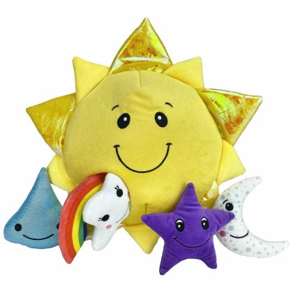 Multipet Hide n Seek Sun Plush Burrow Toy 11\
