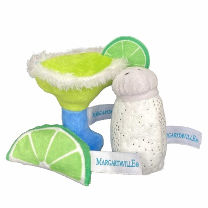 Multipet Margaritaville(R) Margarita/Salt/Lime Cat Toy Assorted 5.75