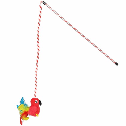 Multipet Margaritaville(R) Parrot Wand Cat Toy 18\