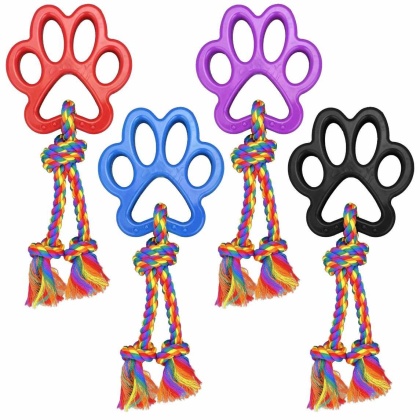 Multipet Tug A Paw w/ Rope Dog Toy 13\