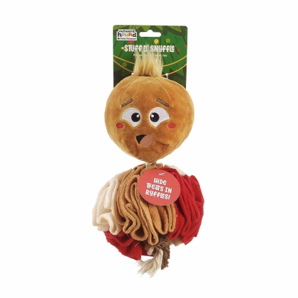Nina Ottosson Stuff N\' Snuffle Gingerbread Man Interactive Dog Toy Brown