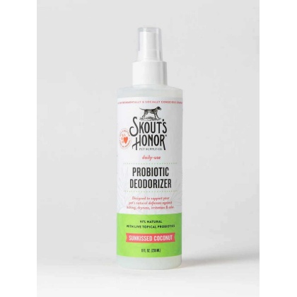 Skout\'s Honor Probiotic Daily Use Deodorizer Sunkissed Coconut 8oz