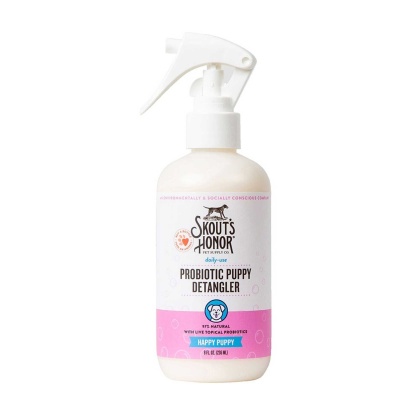 Skout\'s Honor Probiotic Daily Use Detangler Happy Puppy 8 oz