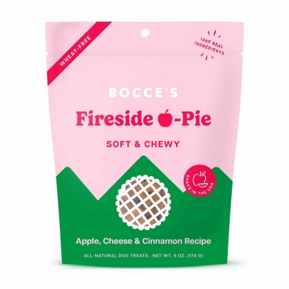 Bocce\'s Bakery Fireside Apple Pie Soft & Chewy Dog Treats 6oz