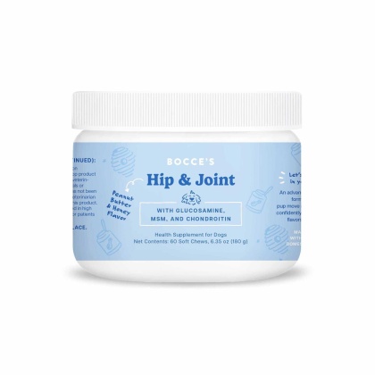 Bocce\'s Bakery Hip & Joint Soft Chew Dog Supplements 60 Count