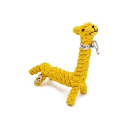 Jax & Bones Jerry the Giraffe Dog Rope Toy  - Small 9\