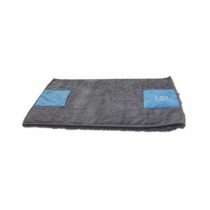 Messy Mutts Microfiber Towel Cool Grey Medium 20\