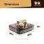 Frosted Willow - Rectangle Bed  MD -Frosted Willow - MD - 32