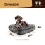 Midnight Frost - Rectangle Bed LG - Midnight Frost - LG - 46