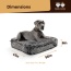 Midnight Frost - Rectangle Bed XL - Midnight Frost - XL - 56