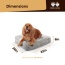 Frosted Snow - Rectangle Bed MD - Frosted Snow - MD - 32