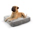 Frosted Snow - Rectangle Bed XL - Frosted Snow - XL - 56